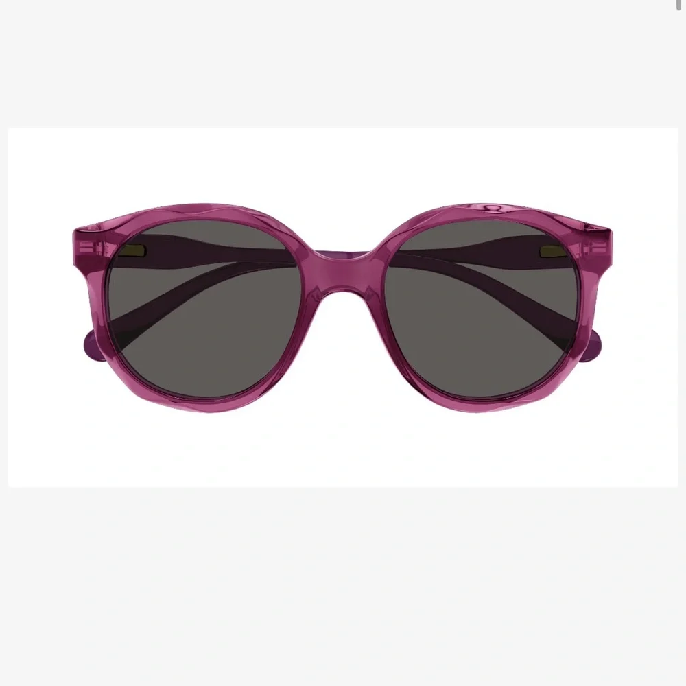 Stylish Purple Round Sunglasses